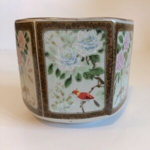 Six sides hexagon cup - Andrea by Sadek flowers and bird